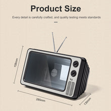 Load image into Gallery viewer, 12" Retro TV Amplifier Phone Screen Magnifier - Gifts for Dad - 3D HD Mobile Phone Screen Magnifying Enlarger for Movies, Videos, Games - Fit for All Smartphones