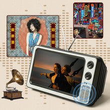 Load image into Gallery viewer, 12" Retro TV Amplifier Phone Screen Magnifier - Gifts for Dad - 3D HD Mobile Phone Screen Magnifying Enlarger for Movies, Videos, Games - Fit for All Smartphones