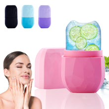 Load image into Gallery viewer, Hollamile Ice Face Roller, Tighten & Tone Skin De-Puff Eye Area, Gift for Women, Silicone Ice Mold for Face Eye Neck Puffiness, Migraine and Pain Relief Beauty Facial Tools, Black