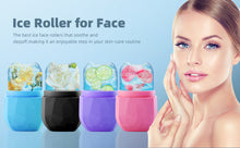 Load image into Gallery viewer, Hollamile Ice Face Roller, Tighten & Tone Skin De-Puff Eye Area, Gift for Women, Silicone Ice Mold for Face Eye Neck Puffiness, Migraine and Pain Relief Beauty Facial Tools, Black