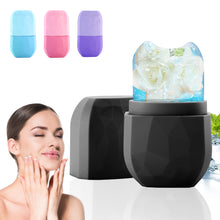 Load image into Gallery viewer, Hollamile Ice Face Roller, Tighten & Tone Skin De-Puff Eye Area, Gift for Women, Silicone Ice Mold for Face Eye Neck Puffiness, Migraine and Pain Relief Beauty Facial Tools, Black