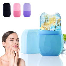Load image into Gallery viewer, Hollamile Ice Face Roller, Tighten & Tone Skin De-Puff Eye Area, Gift for Women, Silicone Ice Mold for Face Eye Neck Puffiness, Migraine and Pain Relief Beauty Facial Tools, Black
